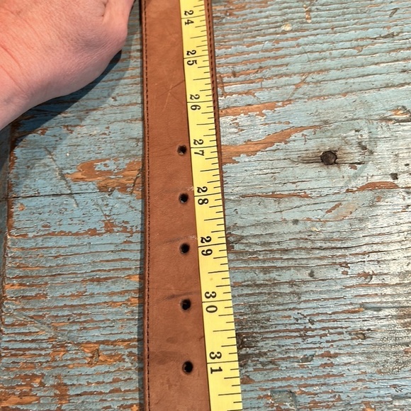 Another Line, Inc. brown belt with silver detail size Medium - Picture 5 of 5